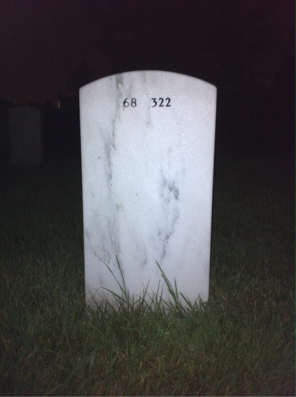 Back of headstone — Edmund Jones