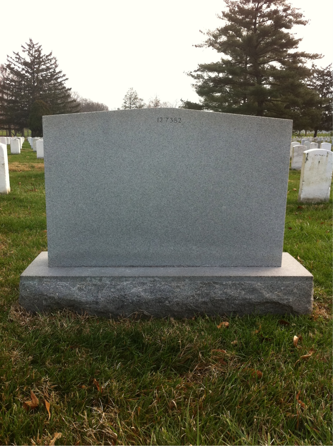Back of headstone — John Morgan