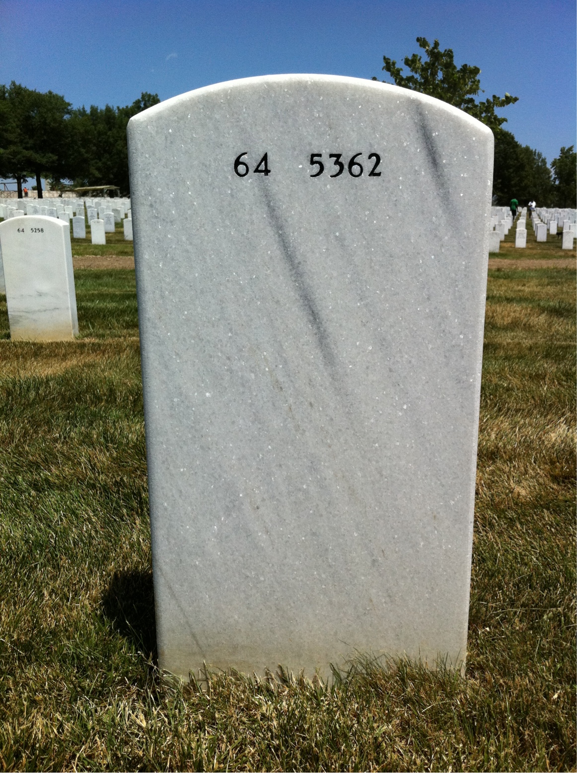 Back of headstone — William Antonacchio