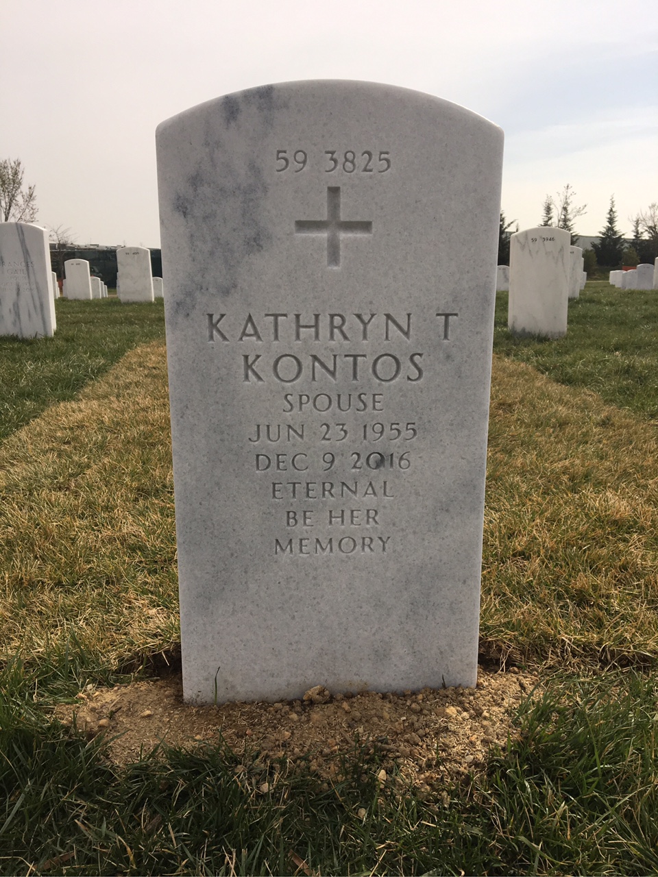 Back of headstone — Stacey Pait