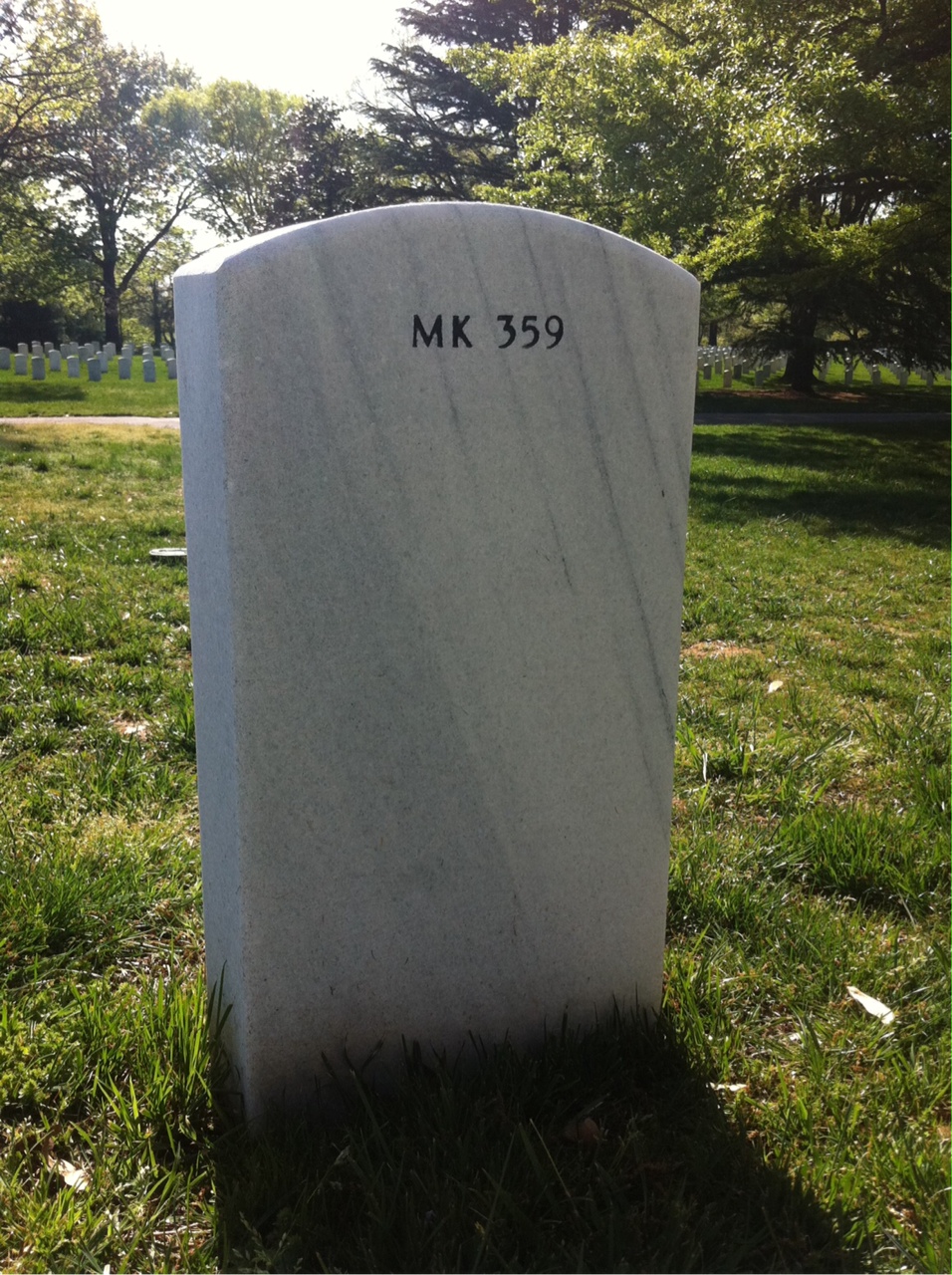 Back of headstone — William Harry Stroven