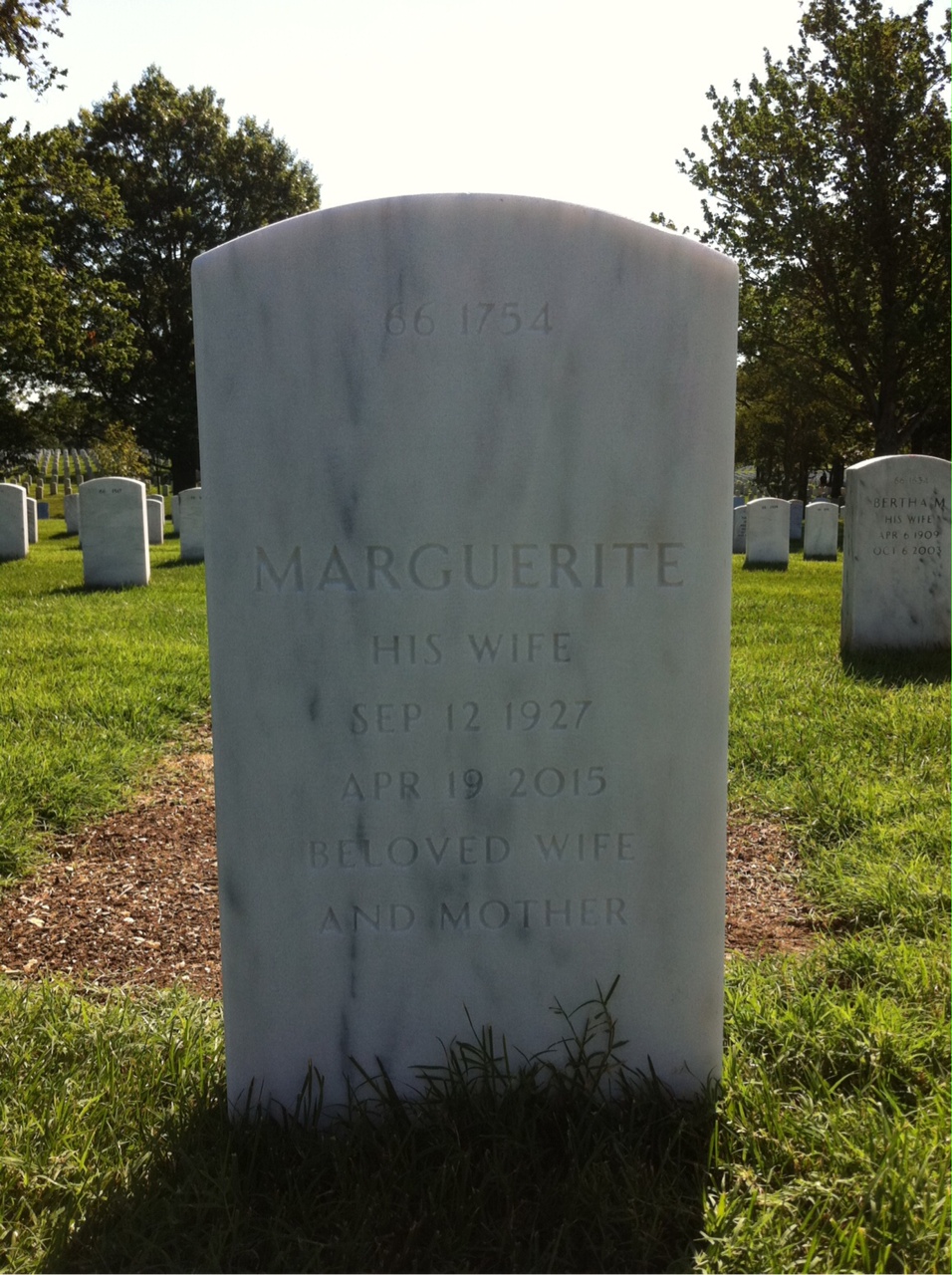 Back of headstone — William Babel