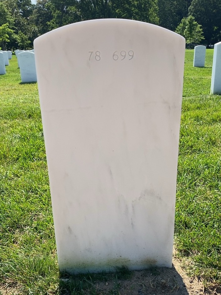 Back of headstone — Arthur George Shadforth