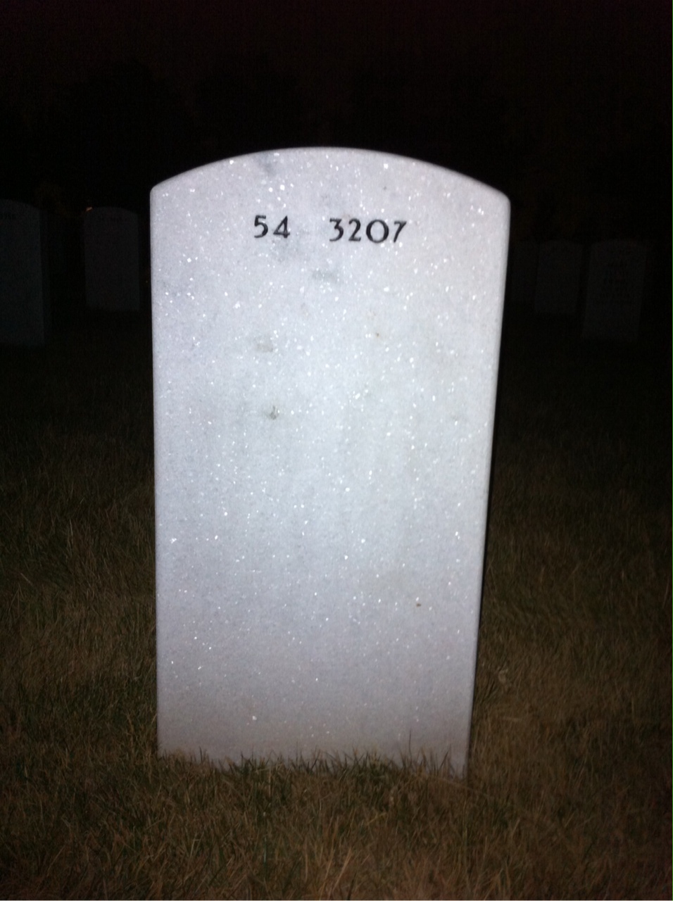 Back of headstone — Clifford Laplante
