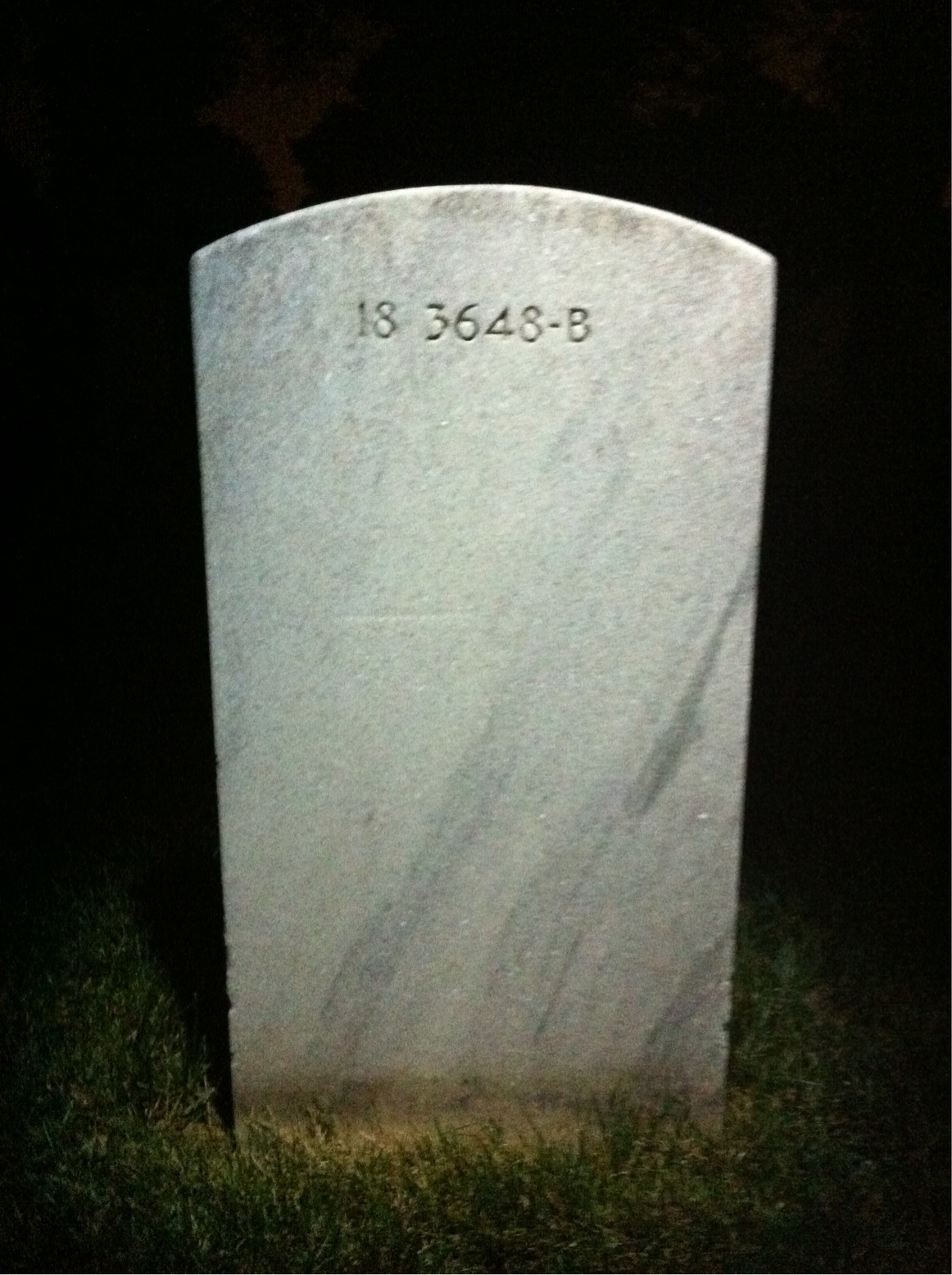 Back of headstone — Willard Murphy