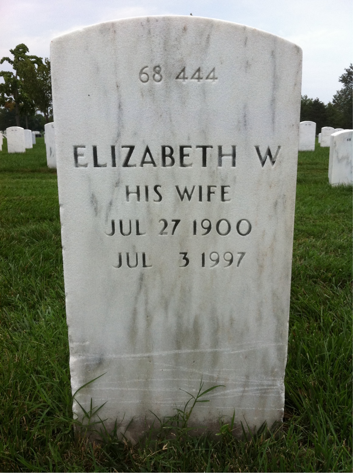 Back of headstone — Abraham Bensky