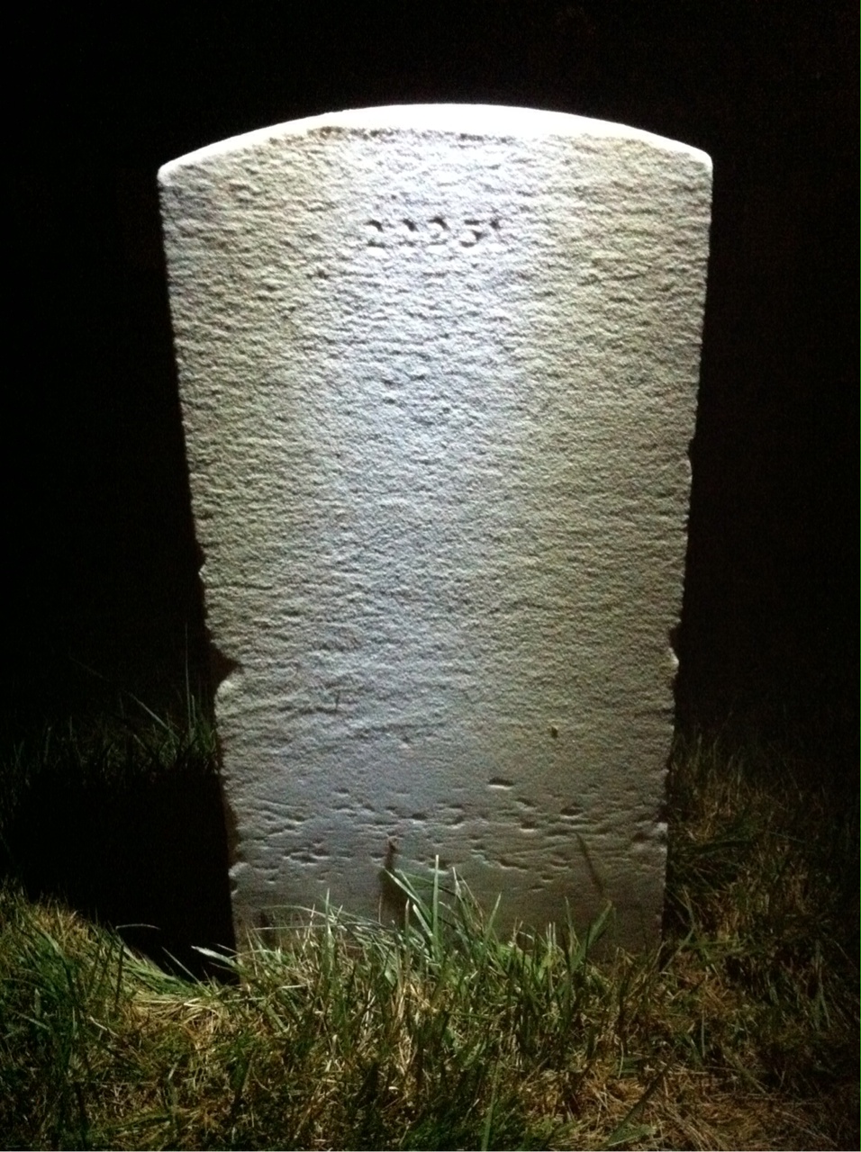 Back of headstone — James Mcneff