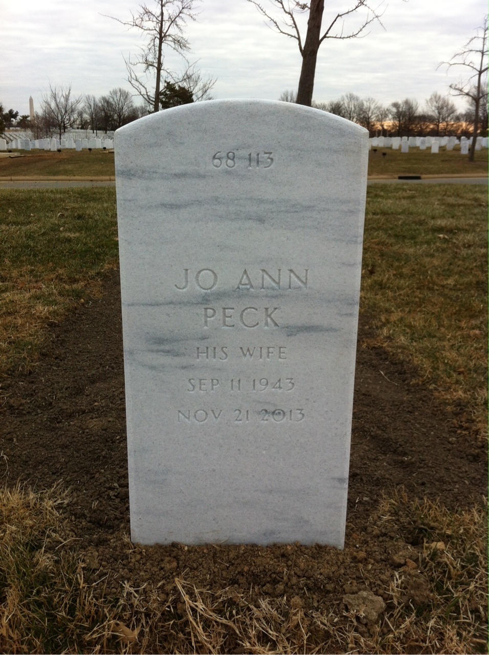 Back of headstone — James Mcginn
