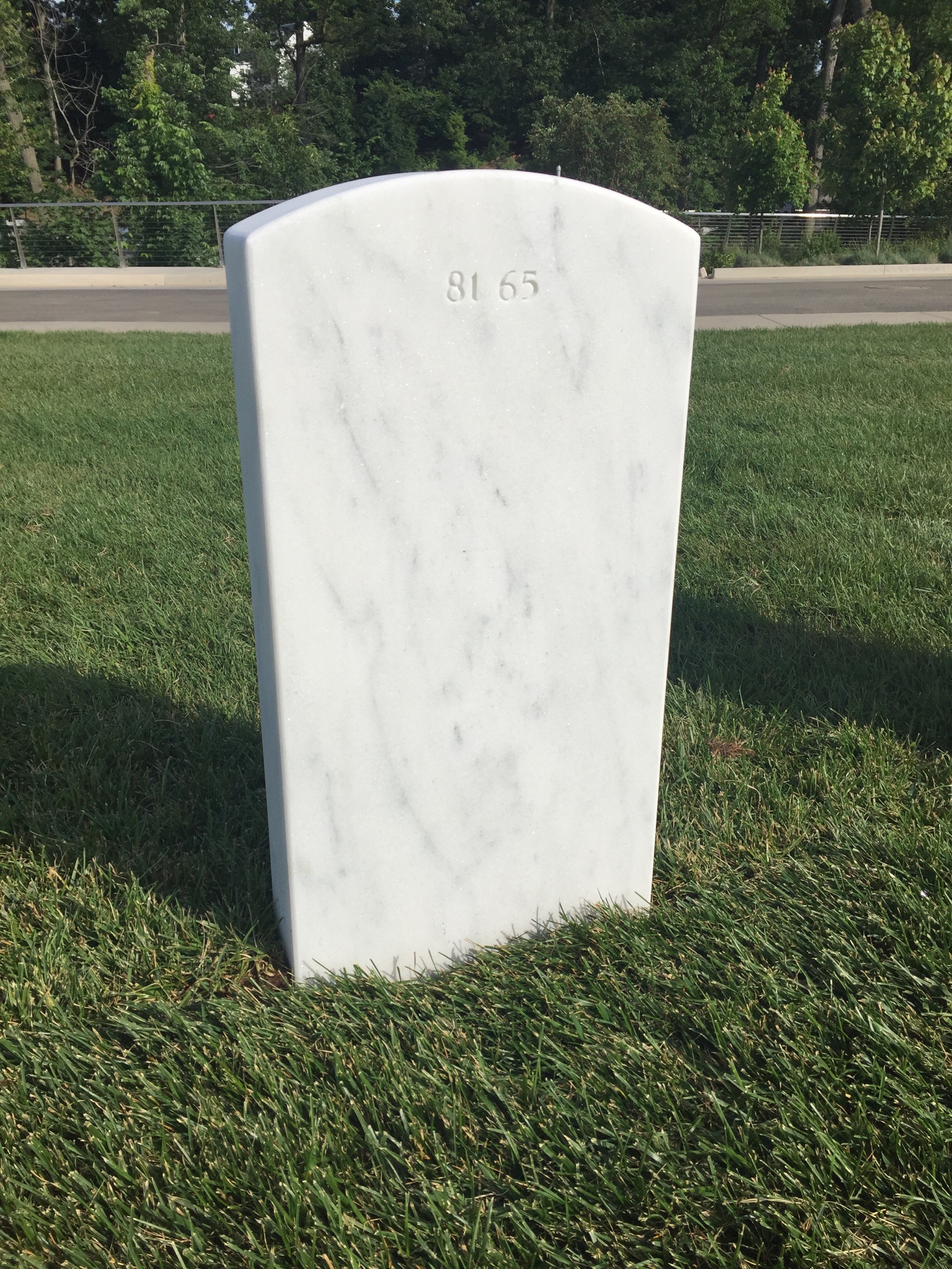 Back of headstone — Thomas James Conage