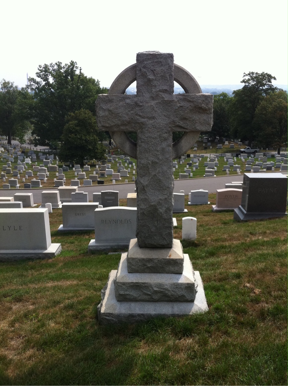 Back of headstone — Lovel Kaufman