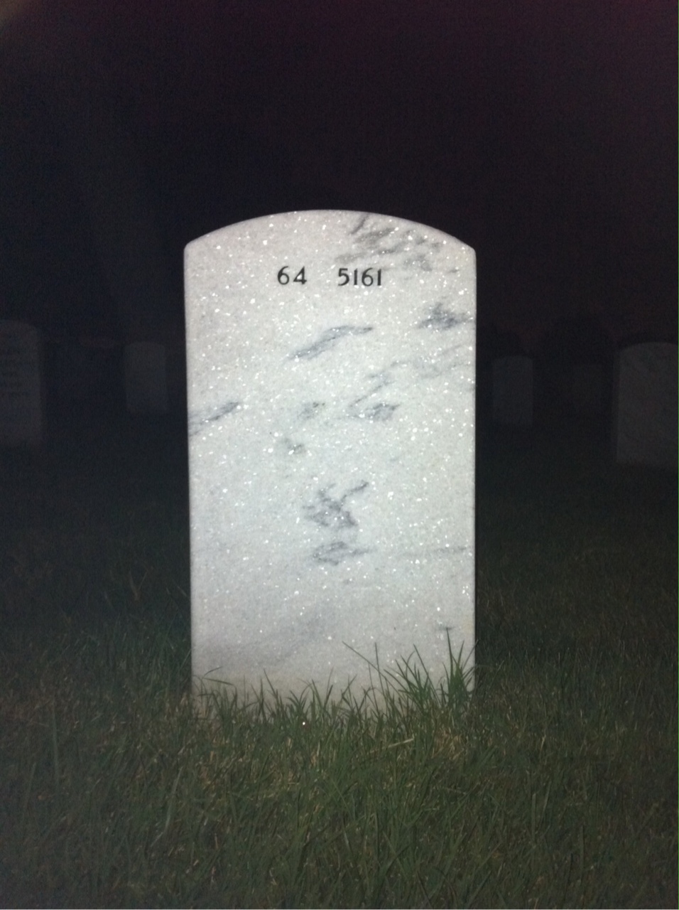 Back of headstone — Franklin Simpson