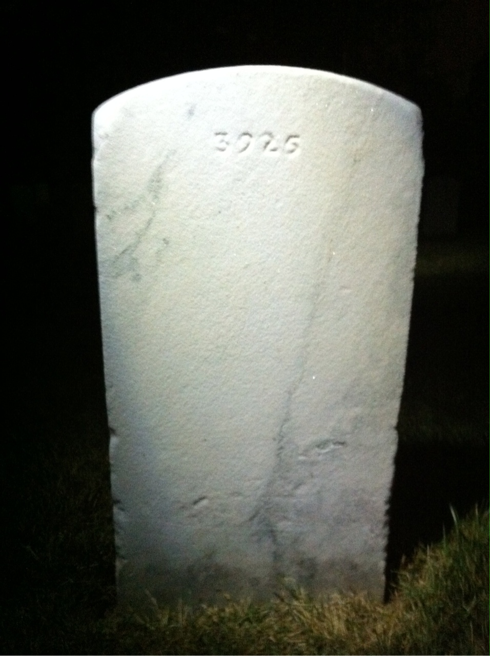 Back of headstone — William Mundrake
