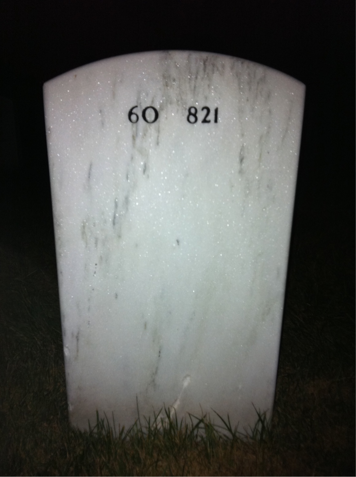 Back of headstone — Harold Lupton