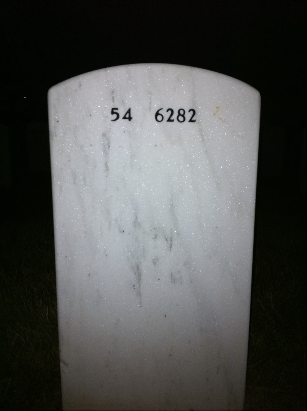 Back of headstone — Carl Drozdowicz