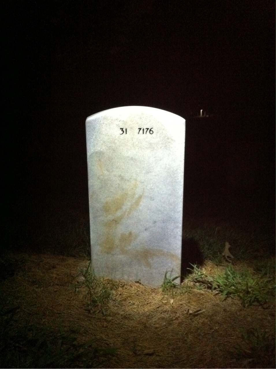 Back of headstone — Hillel Hahn
