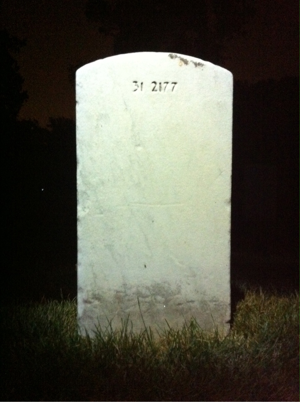 Back of headstone — Thomas Conroy