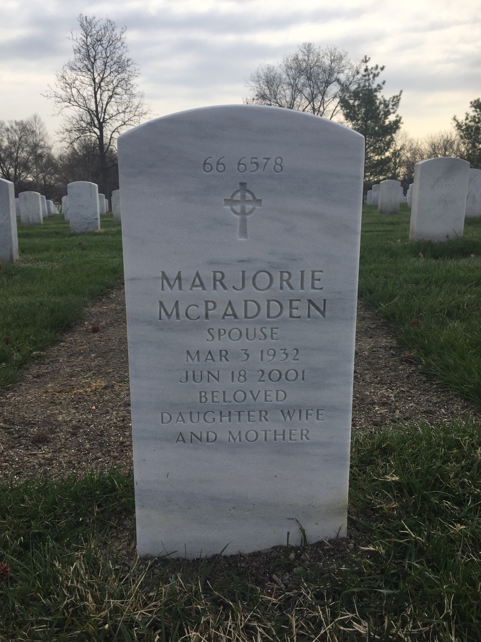 Back of headstone — William Sympson