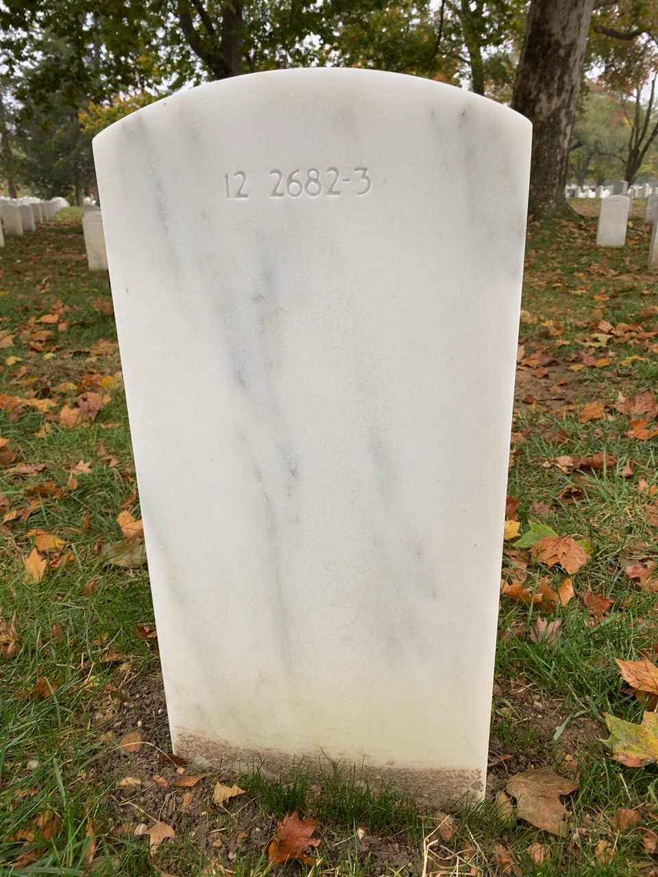Back of headstone — Thomas Morgan