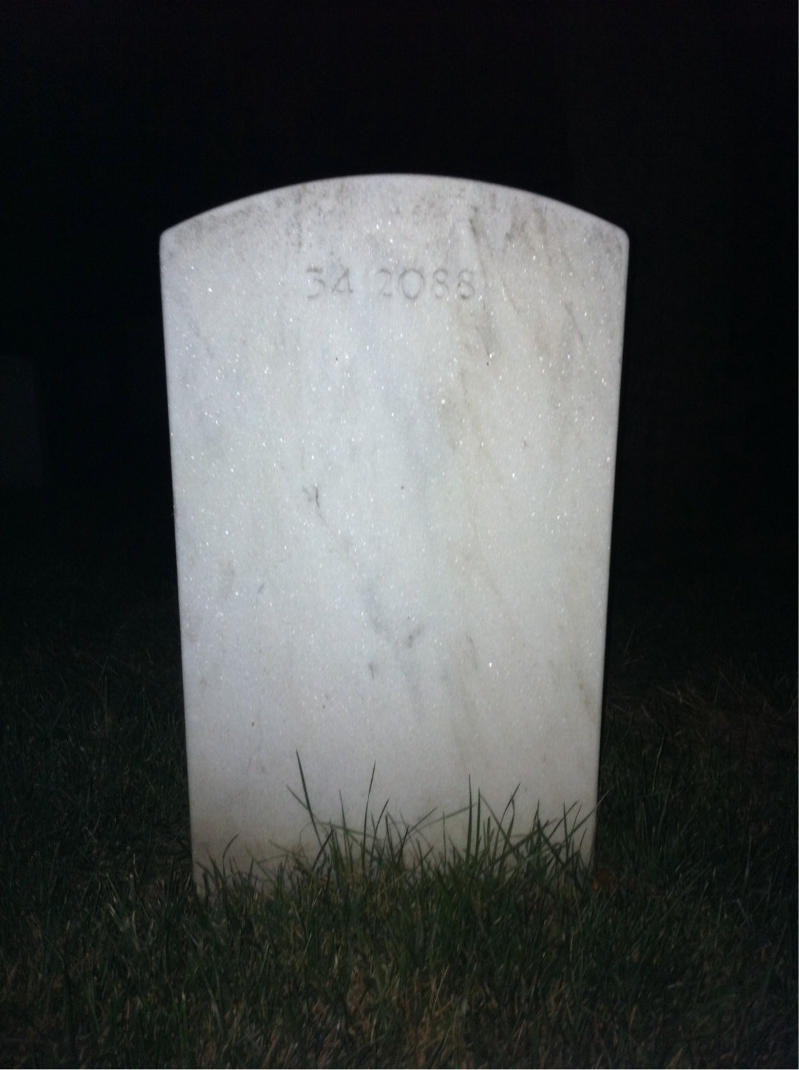 Back of headstone — Laurence Balch