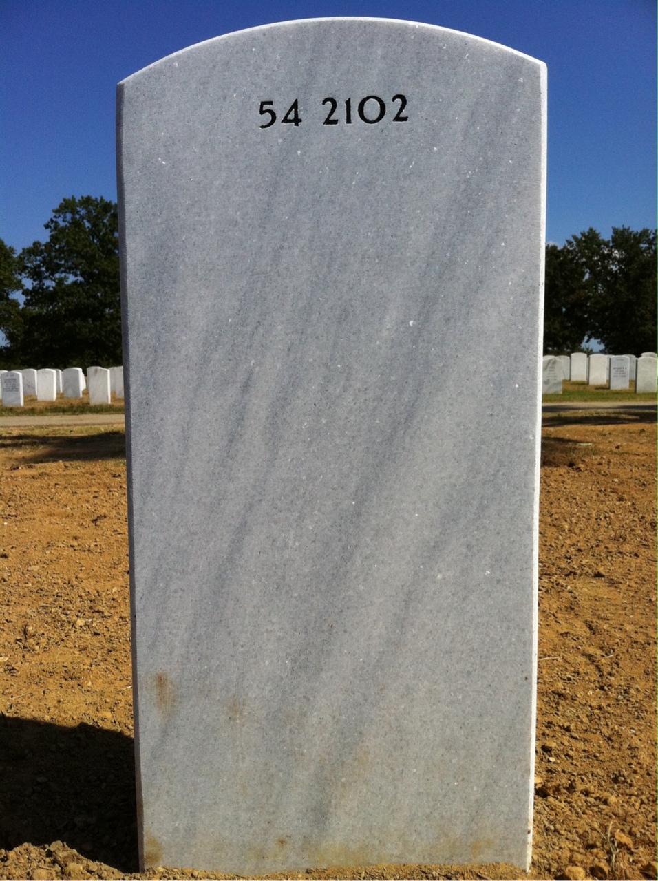Back of headstone — William Coolidge Drake