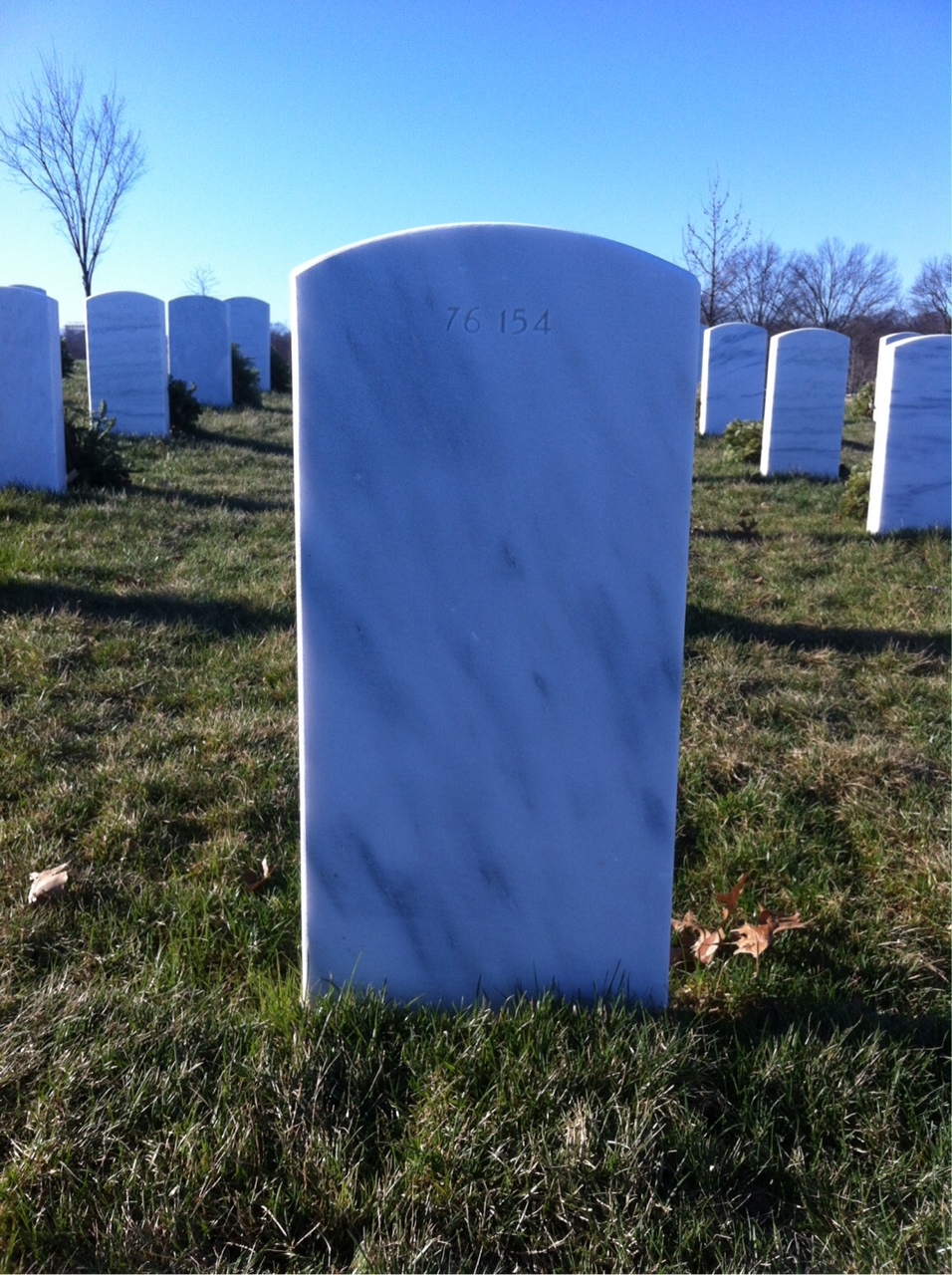 Back of headstone — Timothy Michael Whyte
