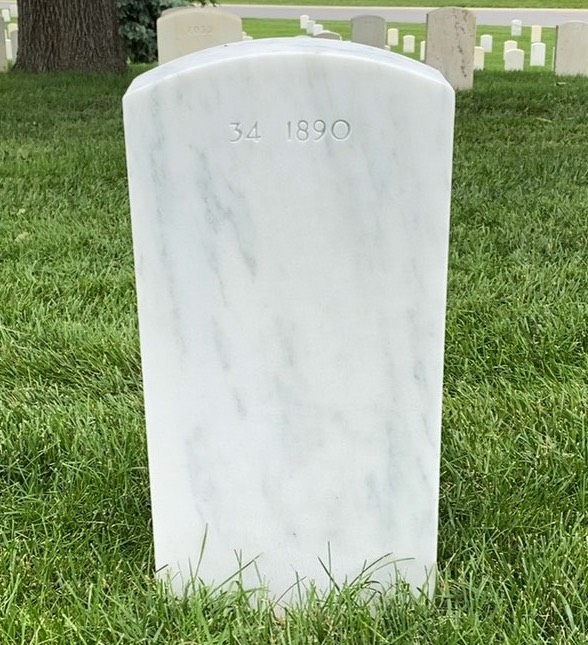Back of headstone — Felix Murphy