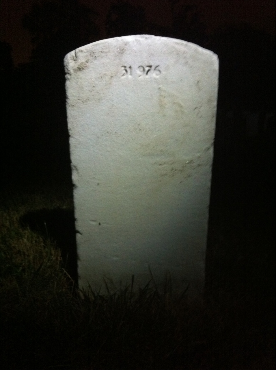 Back of headstone — Henry Montague