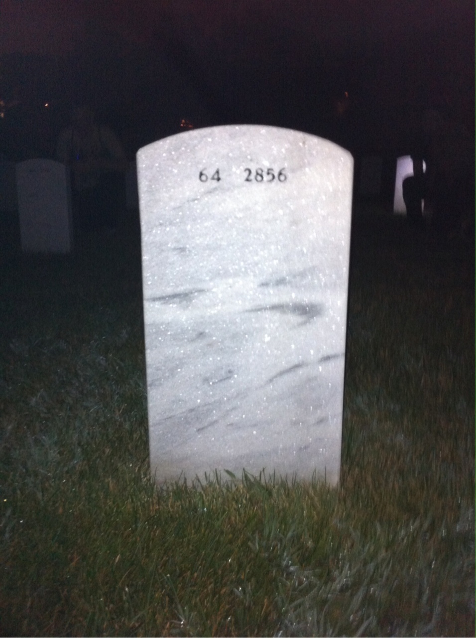 Back of headstone — Jeremy Laclaire