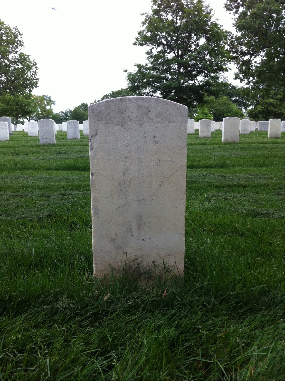 Back of headstone — Alice Abendroth