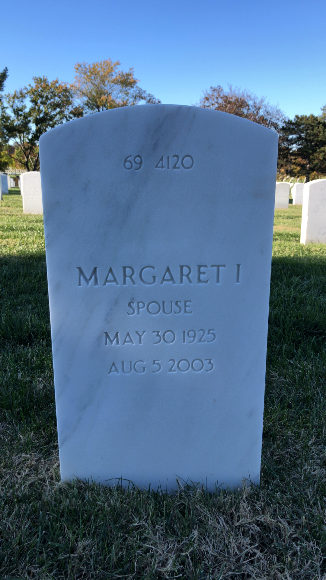 Back of headstone — Walter Betley