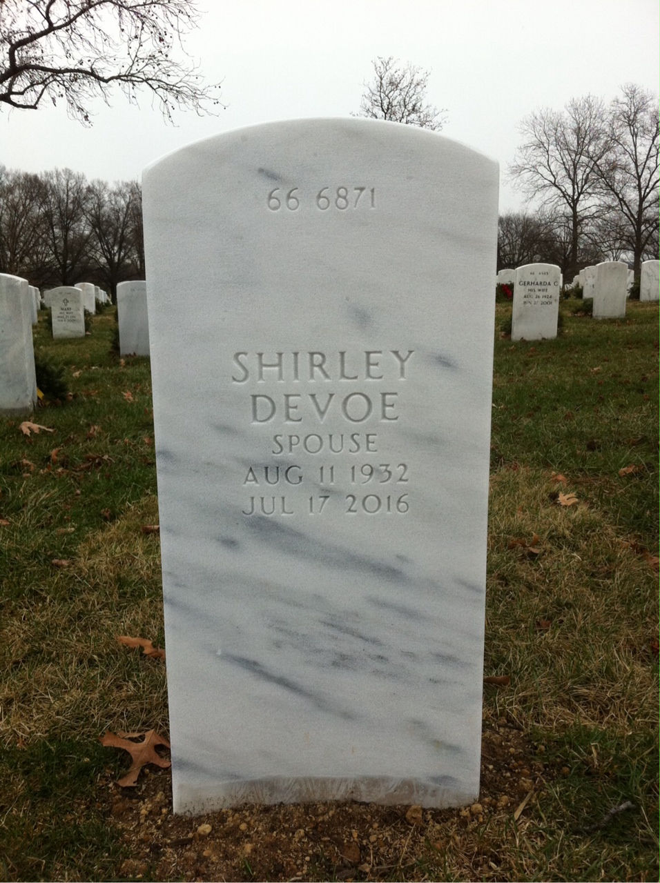 Back of headstone — Thomas Glennen