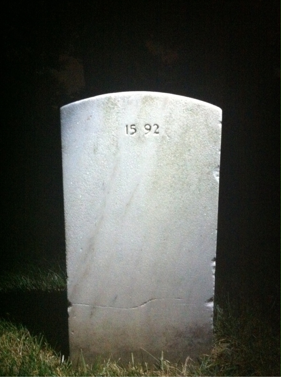 Back of headstone — Emmanuel Boulassikis
