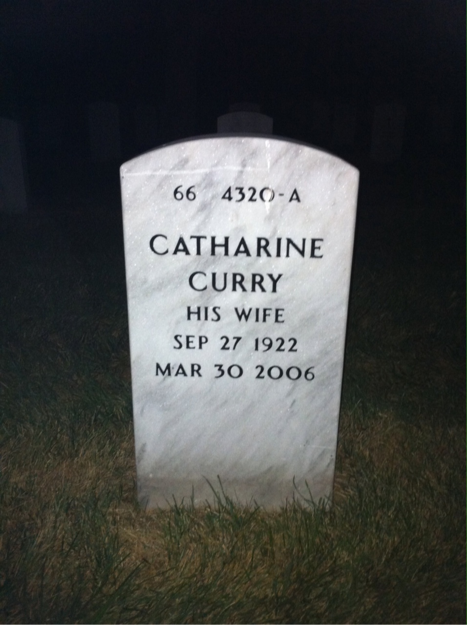 Back of headstone — Louis Mack