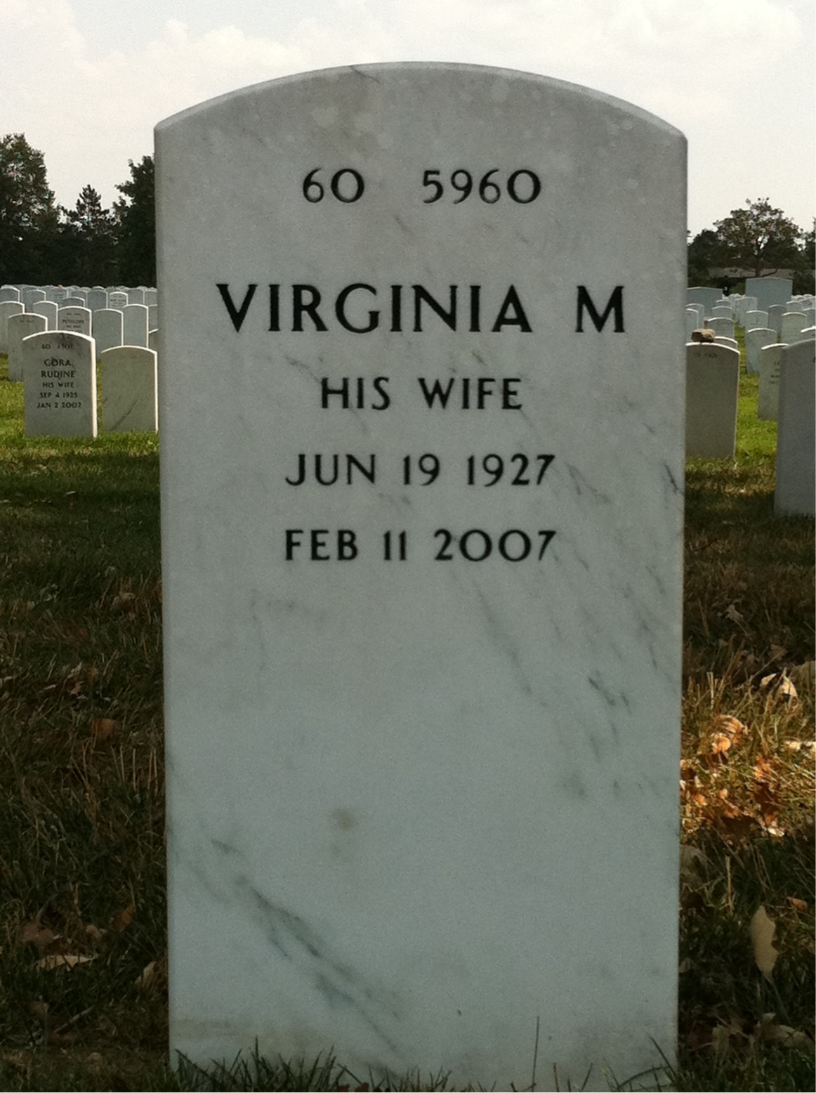 Back of headstone — John Burton