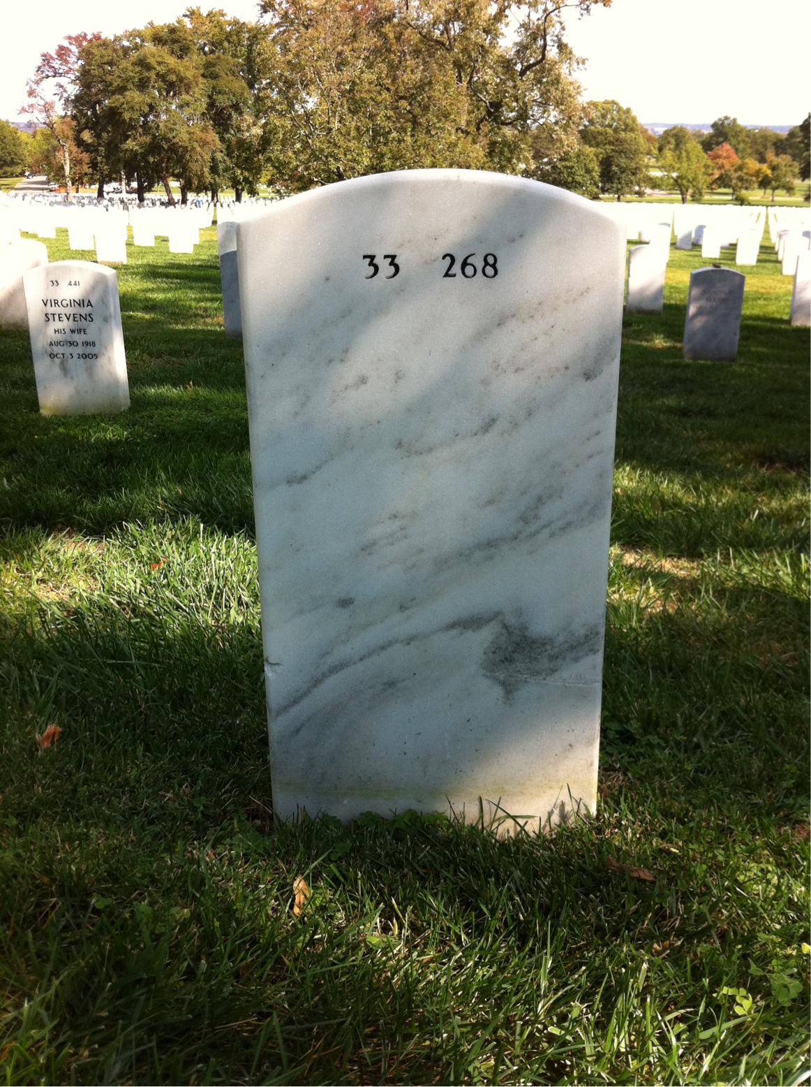Back of headstone — Richard Bigelow