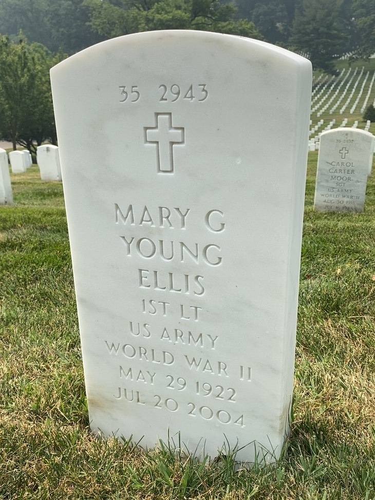 Back of headstone — James Ellis