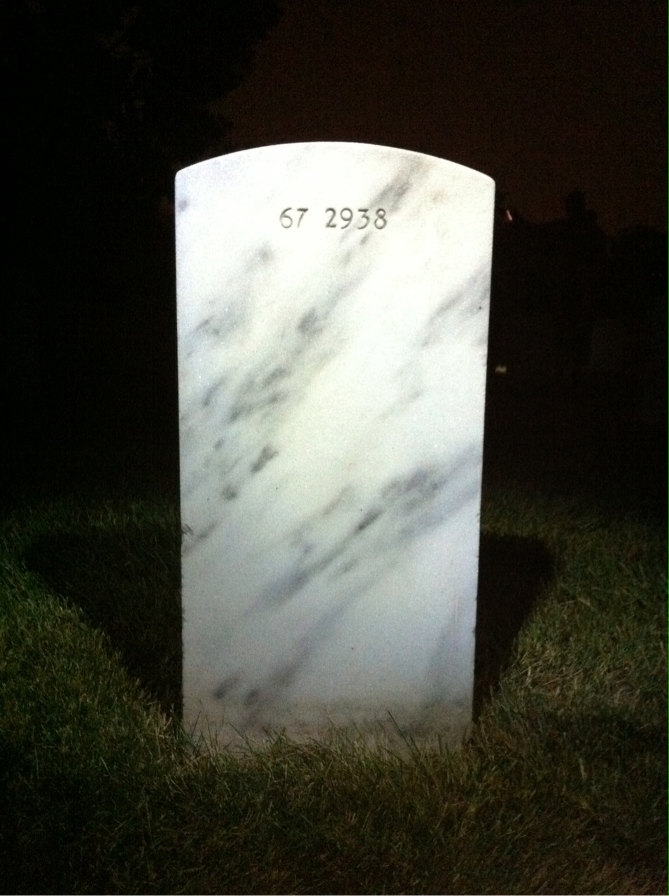 Back of headstone — Herbert Morgan