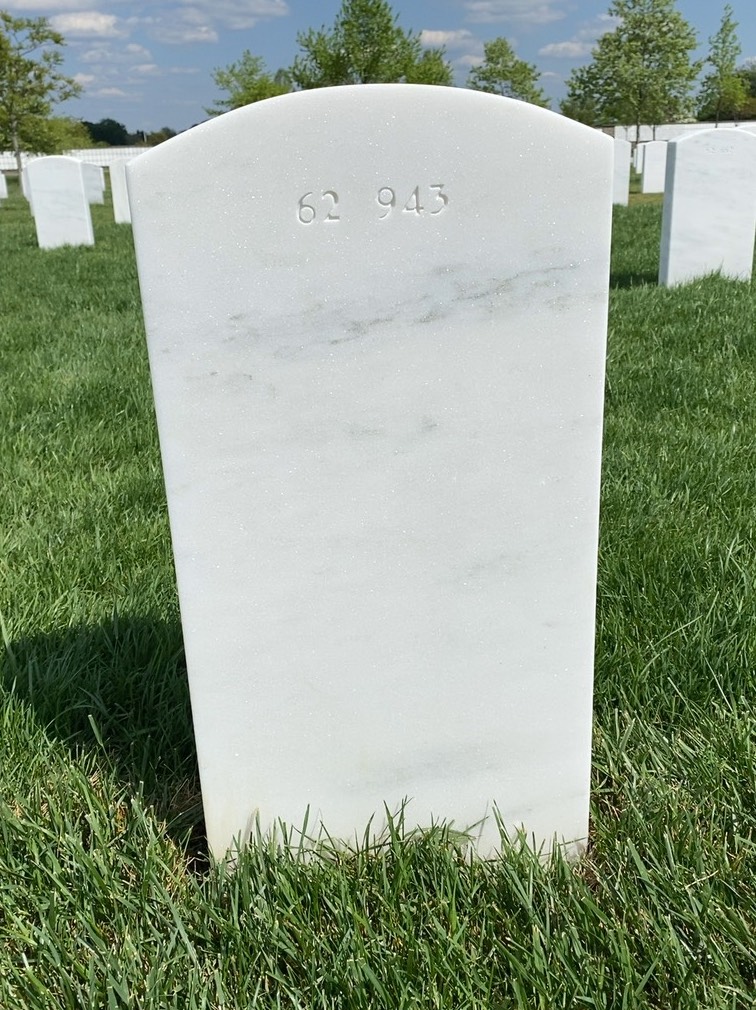 Back of headstone — Michael Douglas Blakemore