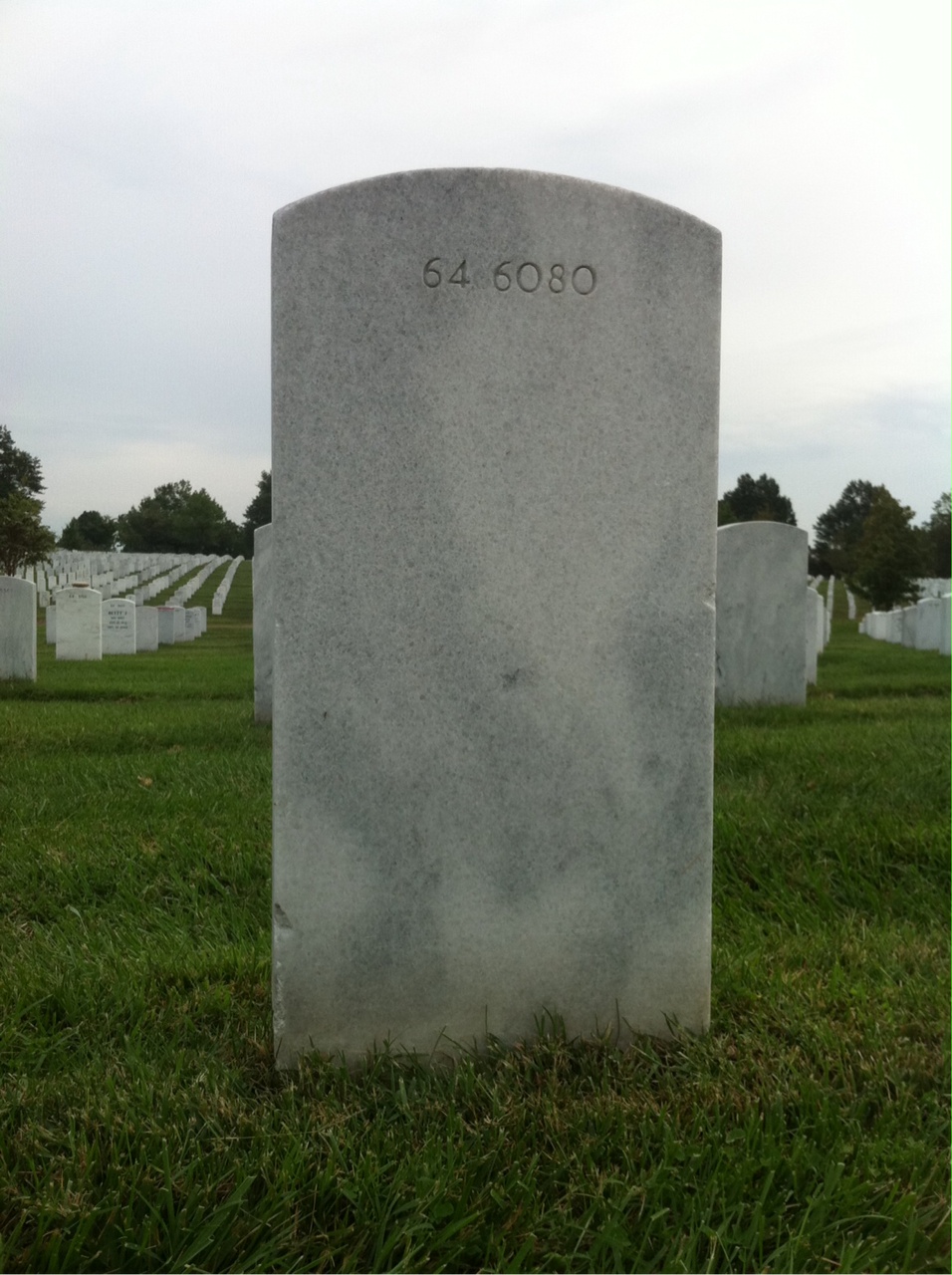 Back of headstone — William Mueller