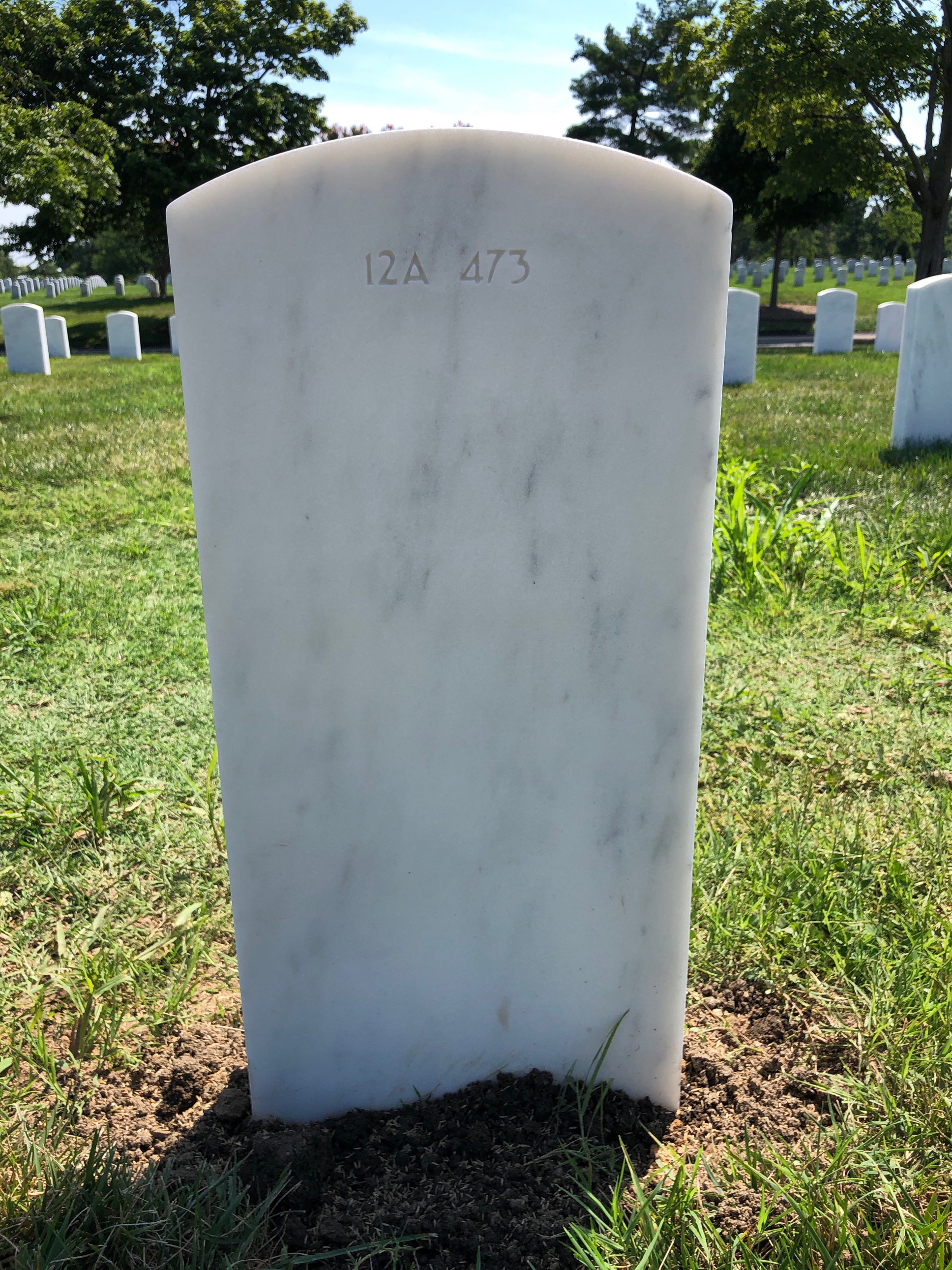 Back of headstone — William Francis Wood