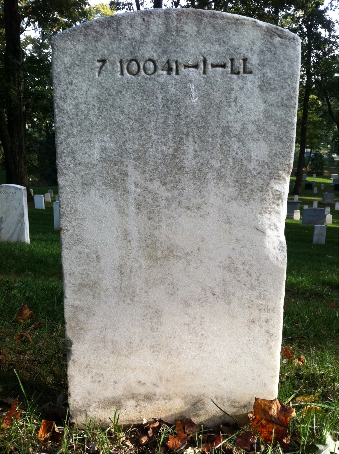 Back of headstone — Suzanne Moore