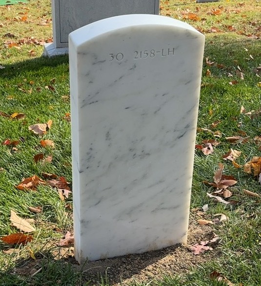 Back of headstone — Thomas Newton Sherburne