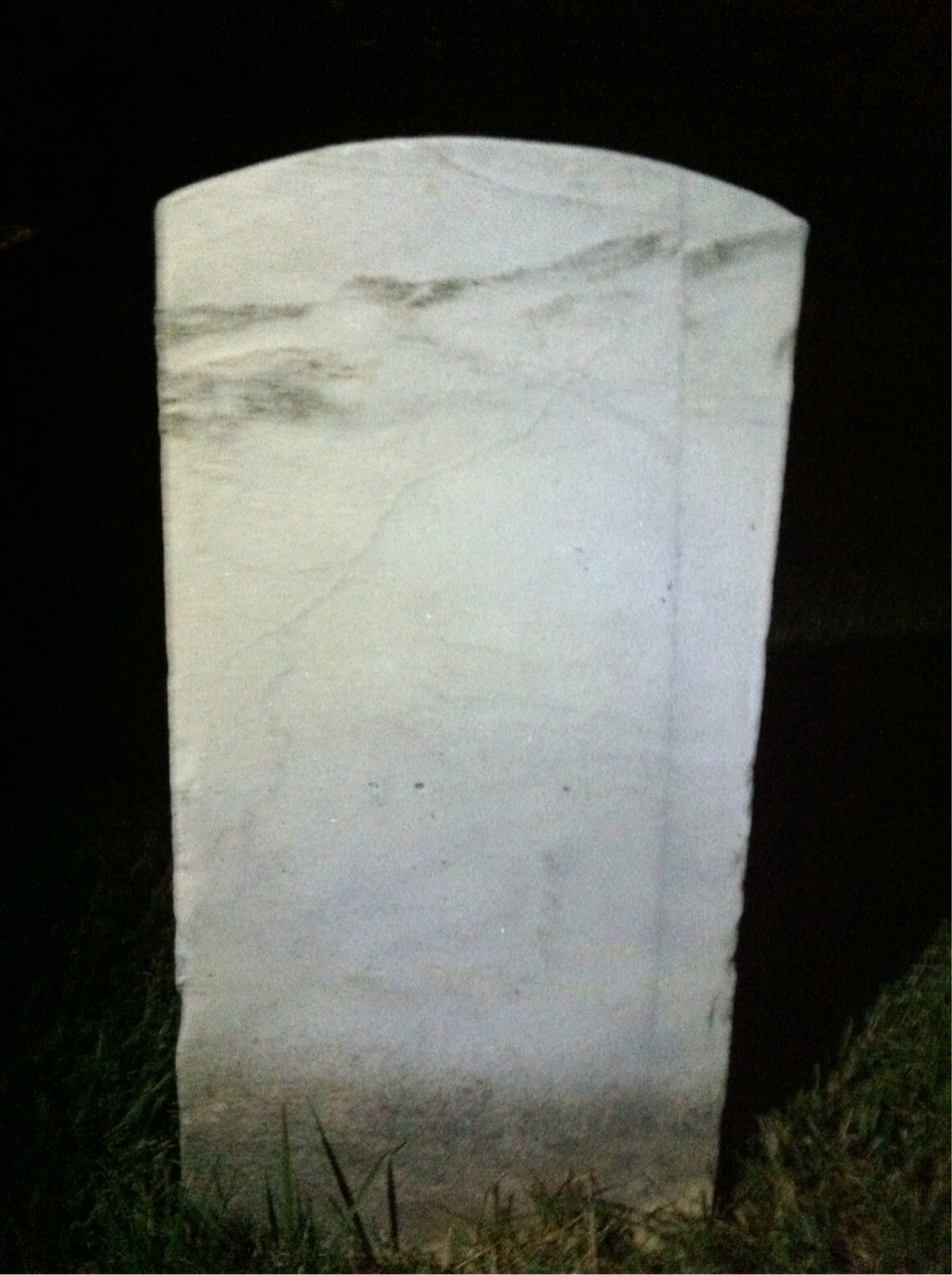 Back of headstone — Pompeo Constantini