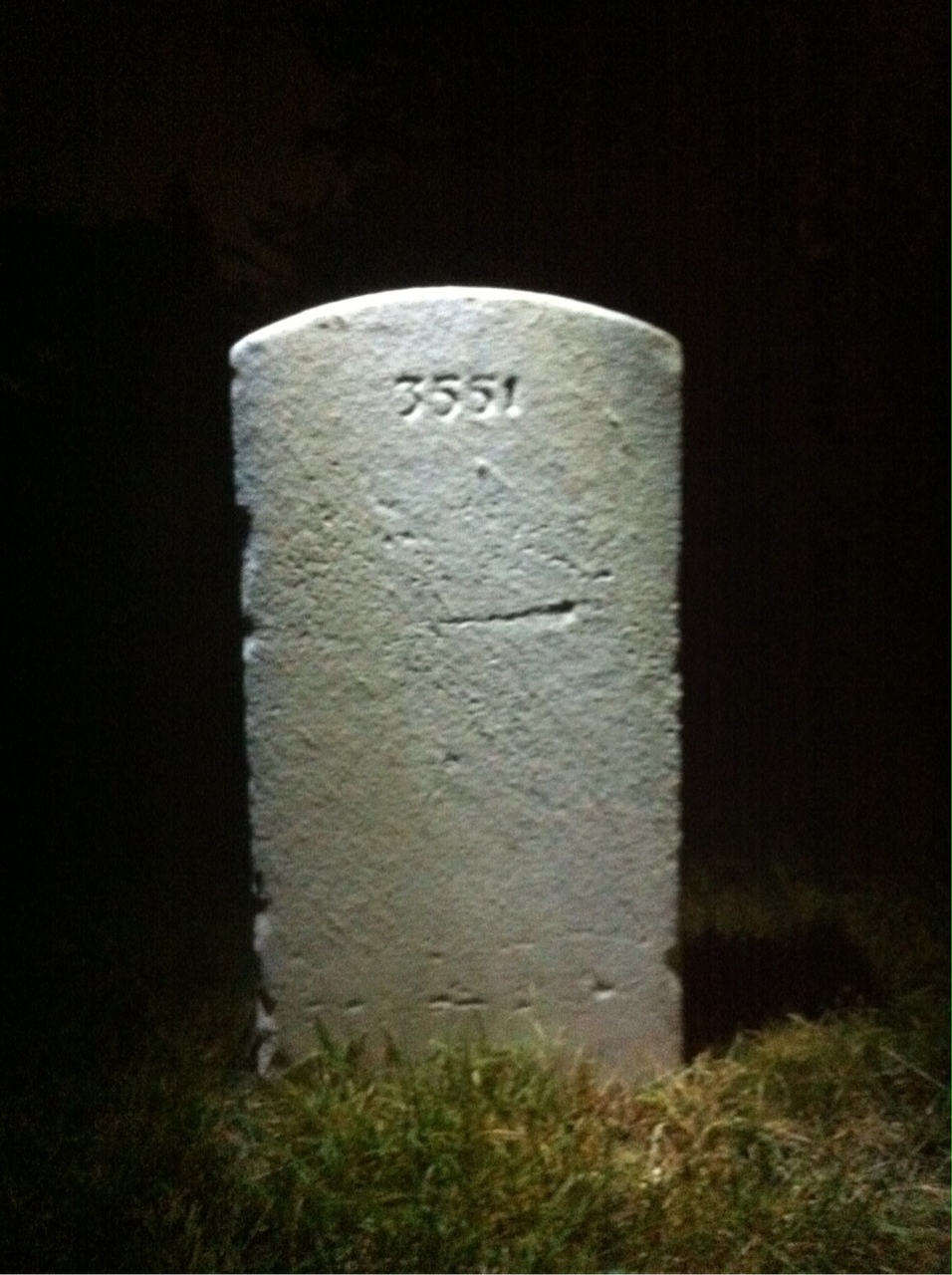 Back of headstone — Charles Bieri