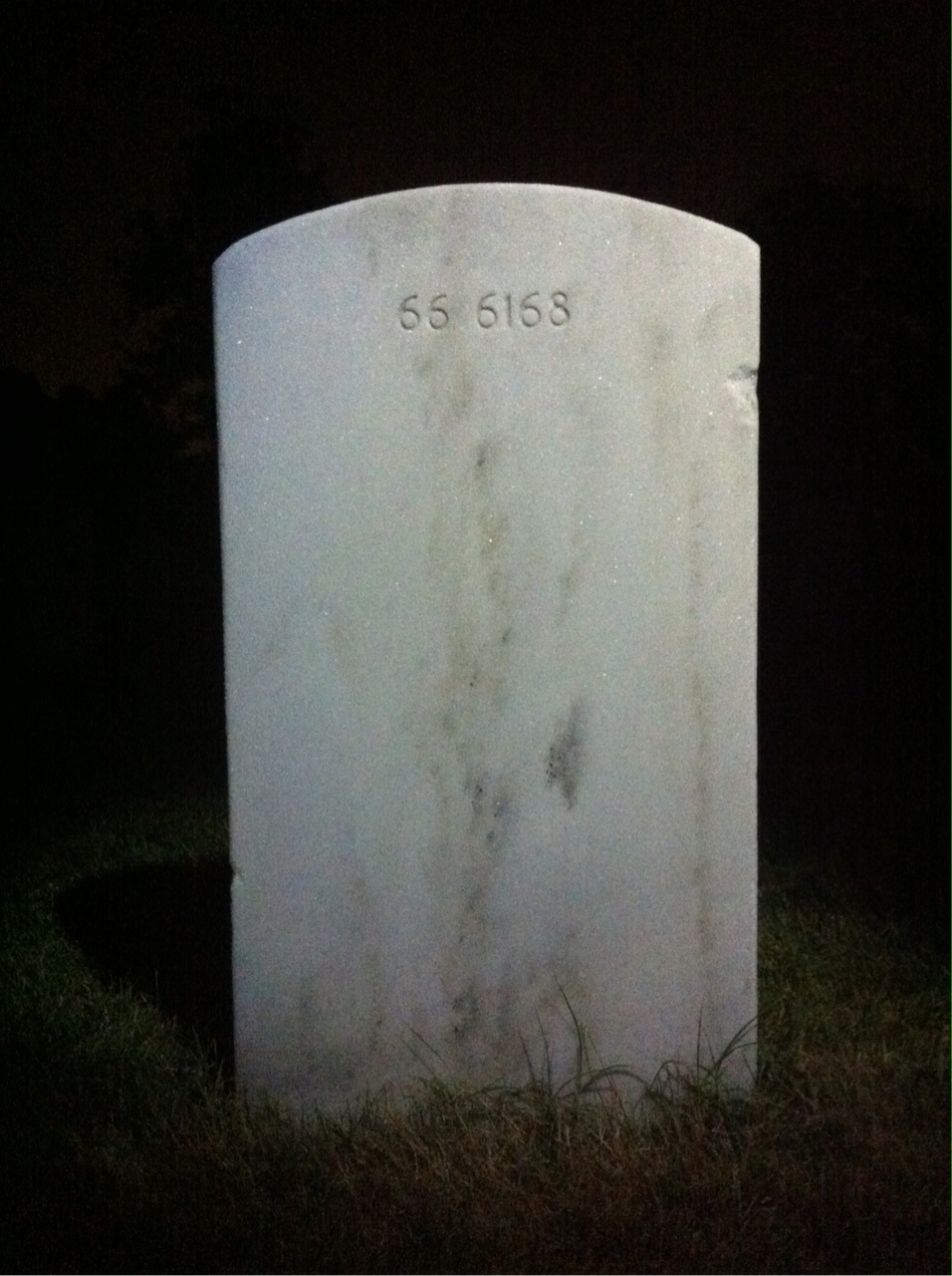 Back of headstone — Aggrey Anderson