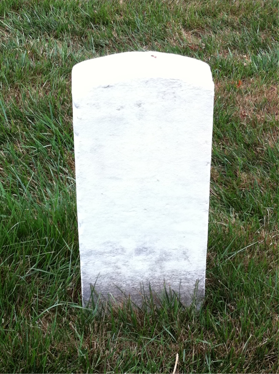Back of headstone — Valentine Bohn