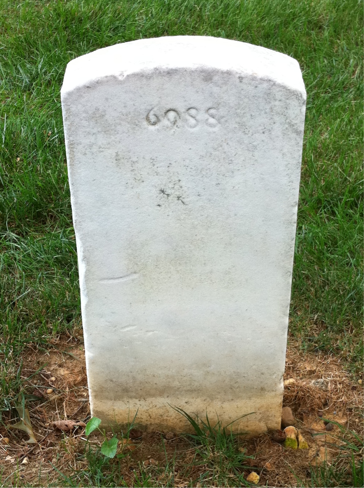 Back of headstone — Norman Abelman