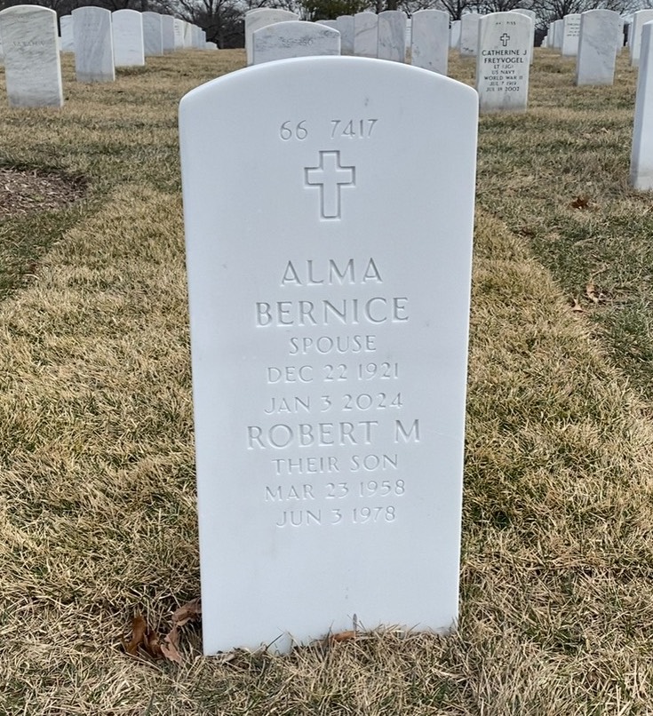 Back of headstone — Samuel Gravely