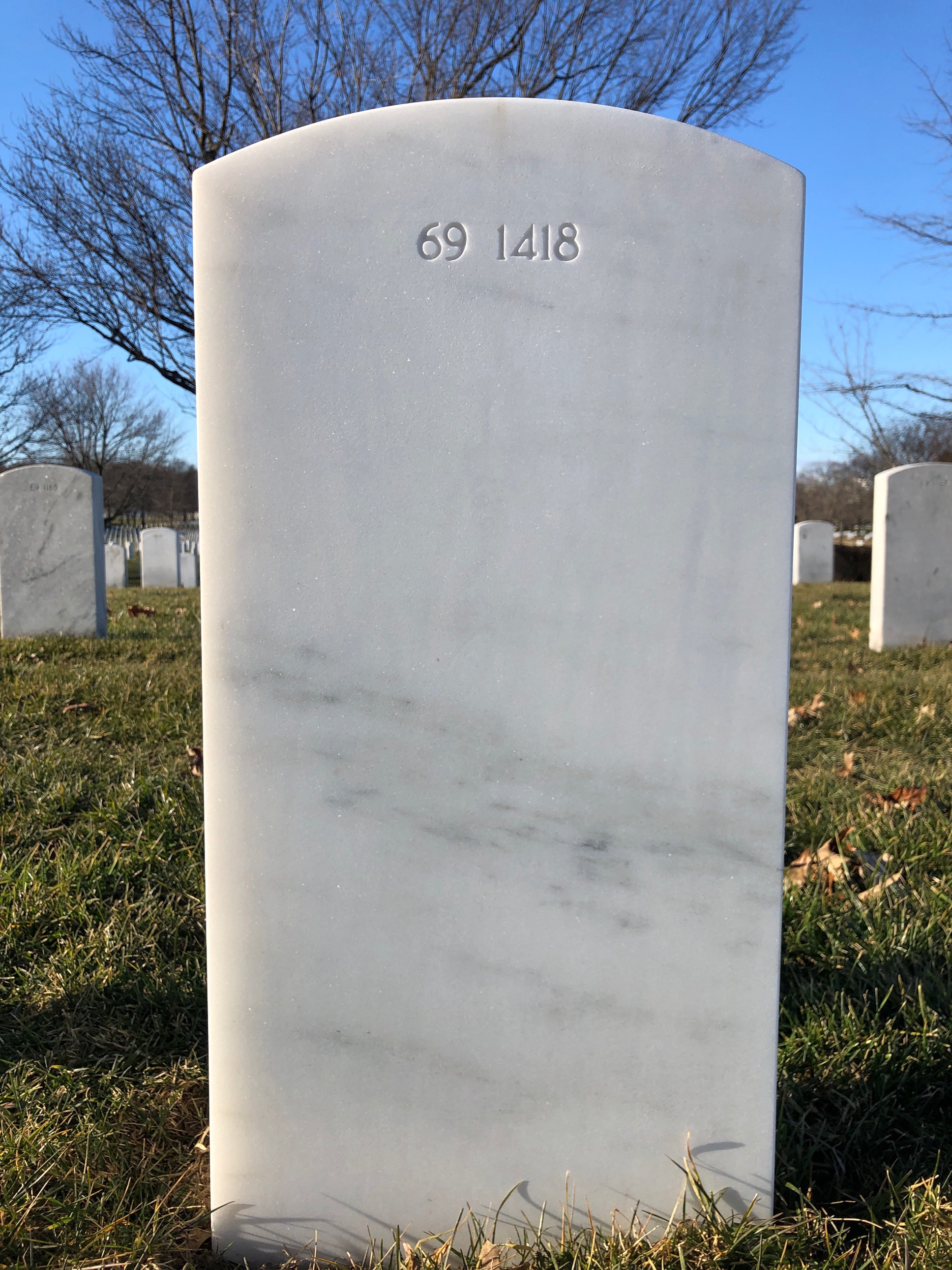 Back of headstone — Steve Bolden