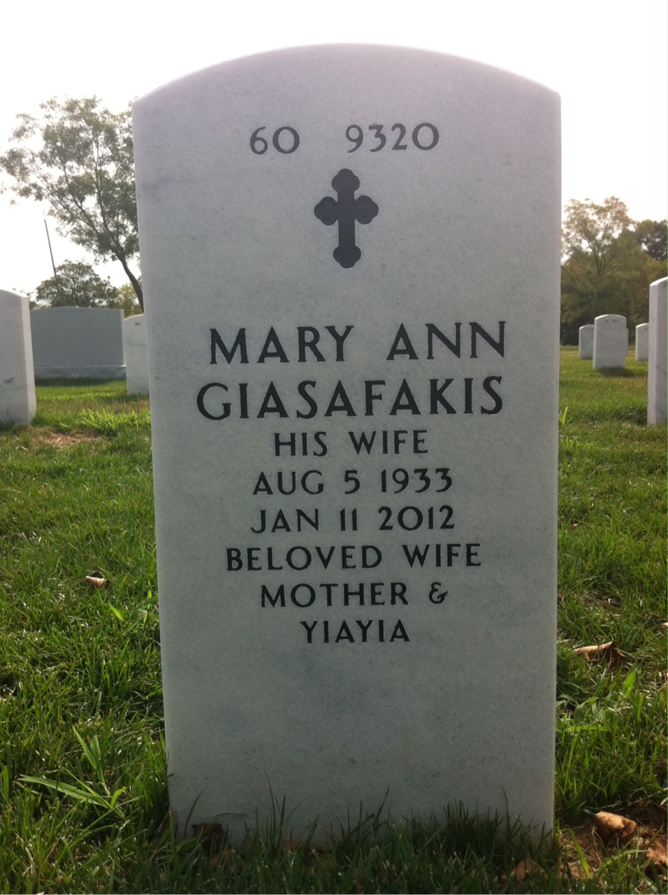 Back of headstone — Elmer Molchan